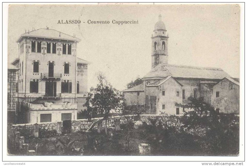 8-ALASSIO(SAVONA)-CONVENTO CAPPUCINI-1914-FP - Savona