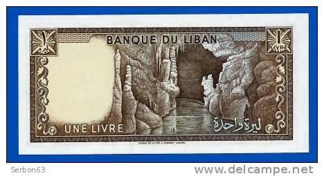 MONNAIE BILLET NEUF BANQUE DU LIBAN ASIE MERIDIONALE 1 LIVRE VENDU EN L'ETAT IMPRIMERIE THOMAS DE LA RUE & COMPANY.