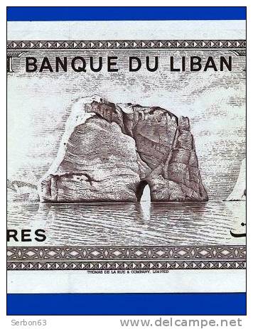 MONNAIE BILLET NEUF BANQUE DU LIBAN ASIE MERIDIONALE 10 LIVRES VENDU EN L'ETAT IMPRIMERIE THOMAS DE LA RUE & COMPANY.