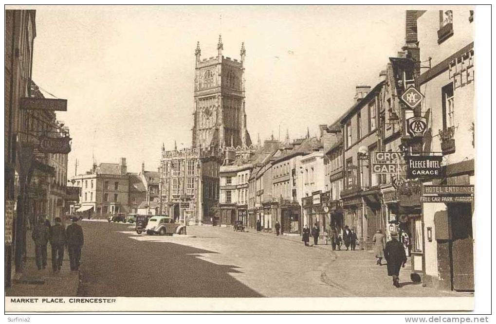GLOS - CIRENCESTER - MARKET PLACE - ANIMATED  Gl267 - Other & Unclassified