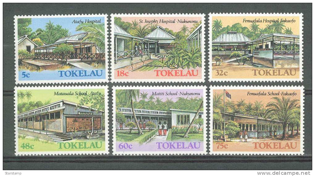 TOKELAU 1986 HOSPITALS & SCHOOLS - Tokelau