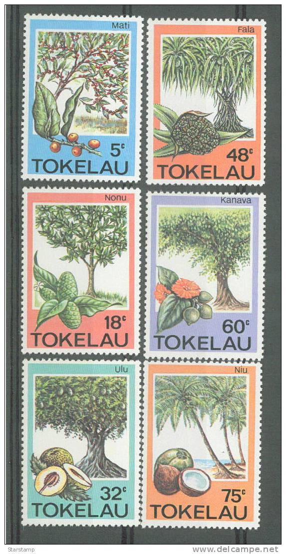 TOKELAU 1985 TREES, FRUITS & HERBS - Tokelau