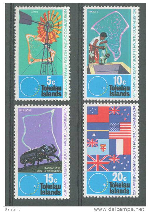 TOKELAU 1972 25th Anniversary South Pacific Commission - Tokelau