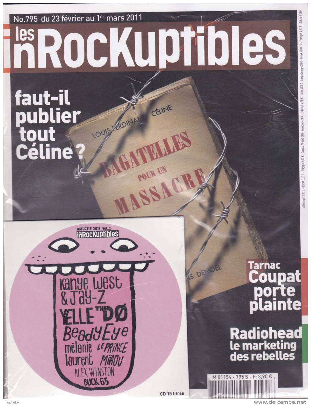 Les Inrockuptibles 795 Février 2011 Céline - Muziek