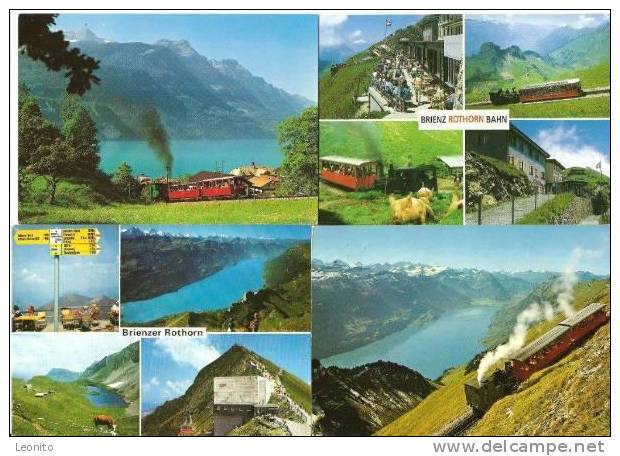 Brienzer Rothorn Bahn 8 Ansichtskarten Ab Ca. 1970 - Brienz