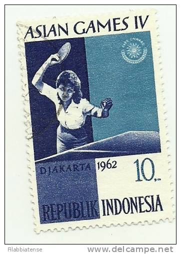 1962 - Indonesia 304 Tennis Da Tavolo        C168 - Tennis De Table