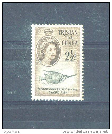 TRISTAN DA CUNHA - 1960  Elizabeth II Marine Life  21/2d  MM - Tristan Da Cunha