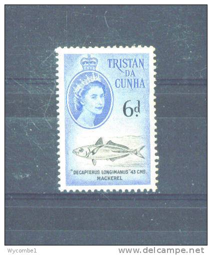 TRISTAN DA CUNHA - 1960  Elizabeth II Marine Life  6d  MM - Tristan Da Cunha