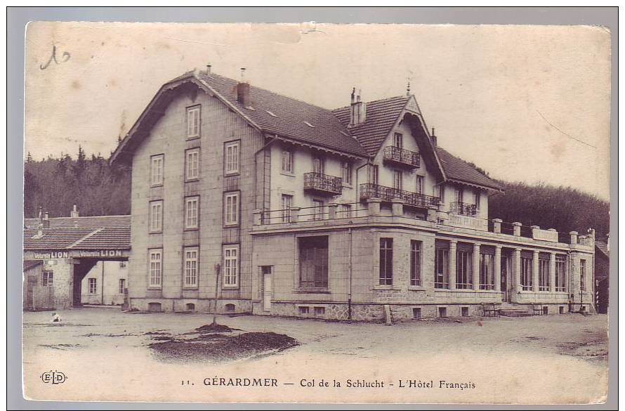 88 - GERARDMER - COL DE LA SCHLUCHT - HOTEL FRANCAIS - (0108/9332) - Gerardmer