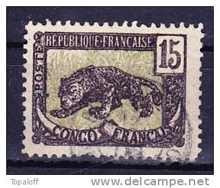 CONGO N°32 Violet Noir Oblitéré - Used Stamps