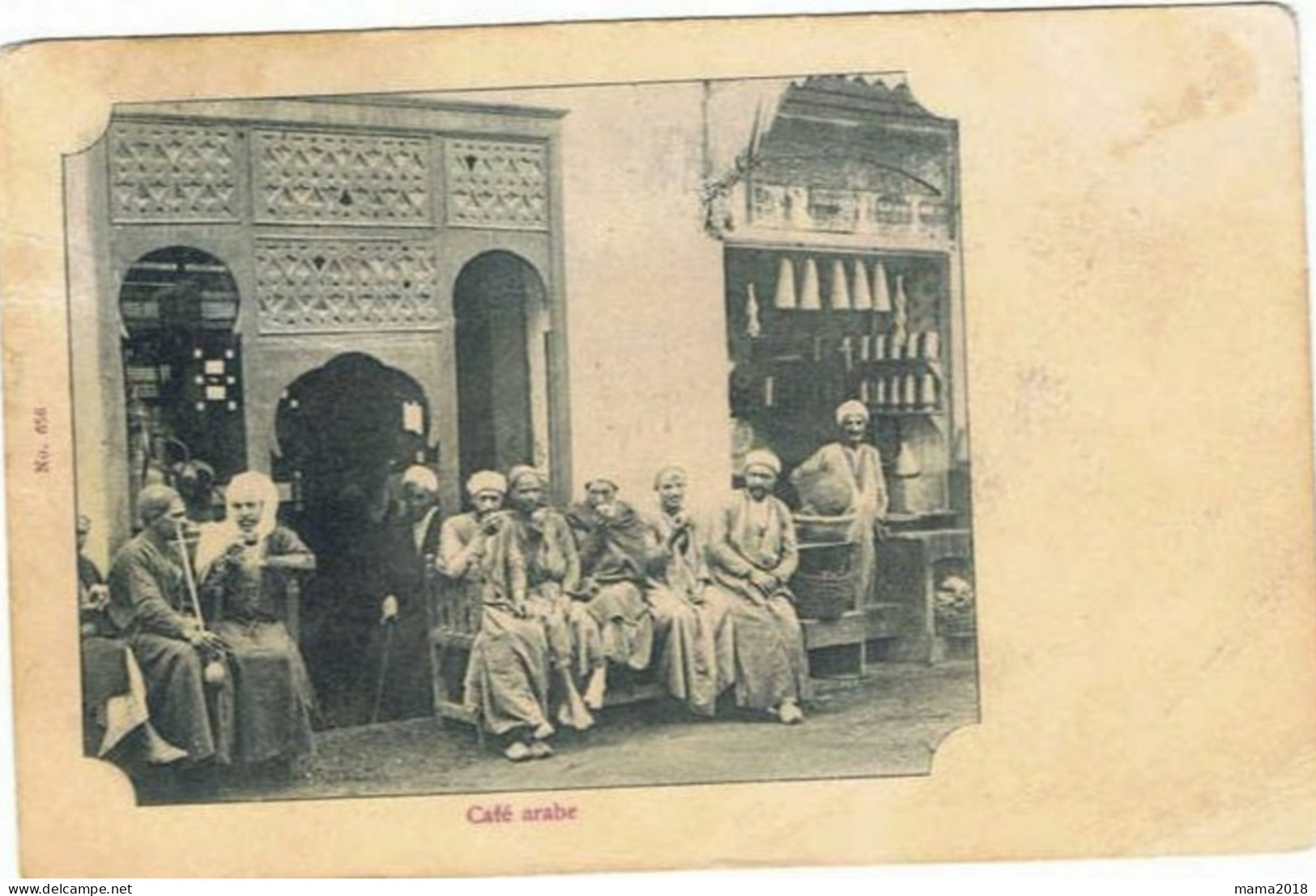 EGYPTE    Café Arabe  No 656   Année  1905  Alexandrie - Alexandrië