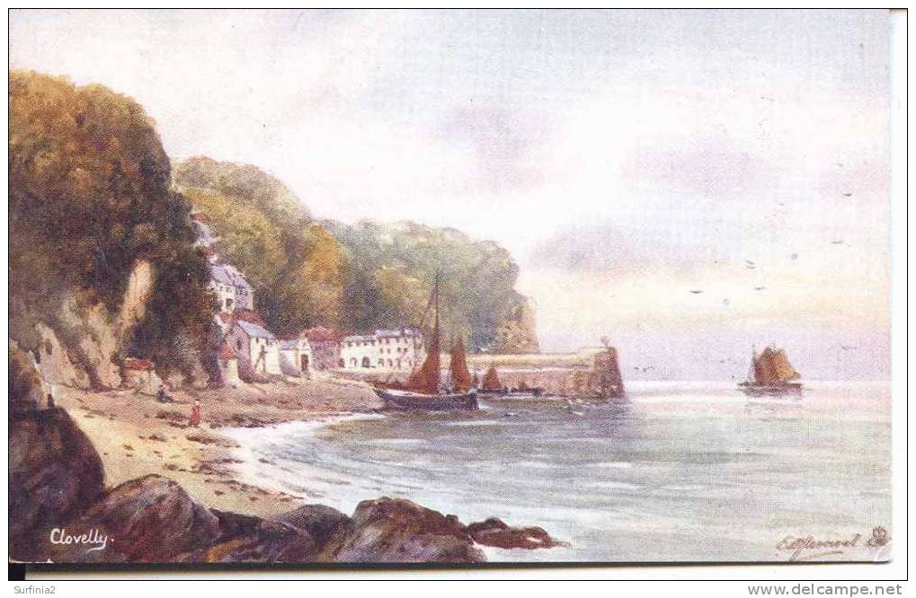 TUCKS OILETTE - THE OLD TOWER, LYNMOUTH - PERCIVAL - Lynmouth & Lynton