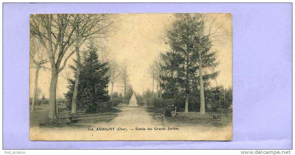 Aubigny - Entrée Des Grands Jardins - Aubigny Sur Nere