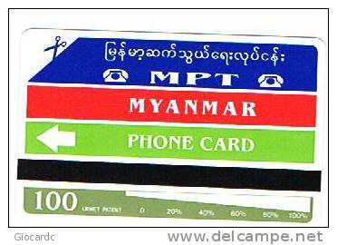 MYANMAR - MPT (URMET) 1995 FIRST ISSUE 5.000 TIR. CINEMA: MOVIE FESTIVAL - MINT (UNUSED)  -  RIF. 1980 - Myanmar