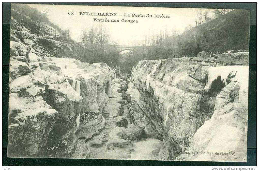Bellegarde - La Perte Du Rhone , Entrée Des Gorges - Rh154 - Bellegarde-sur-Valserine