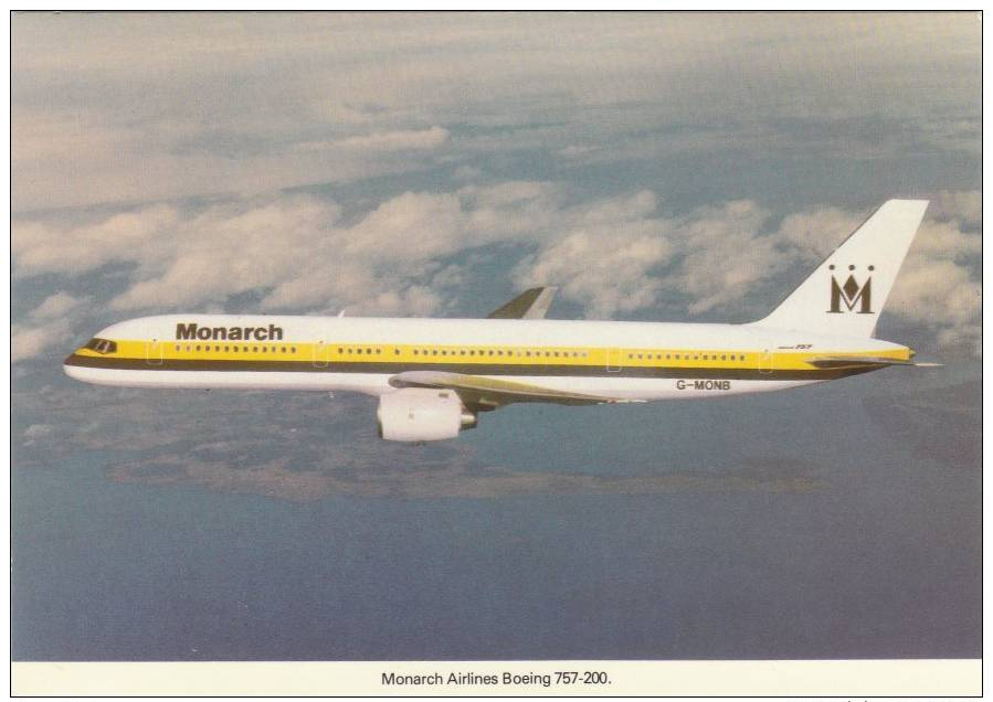 MONARCH AIRLINES BOEING B757 200 AIRCRAFT (A22083) - 1946-....: Modern Era