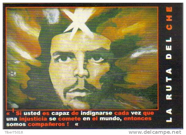 Carte Postale "Cart'Com" (1997) - La Ruta Del Ché (La Route Du Ché) - Ché Guevara (Bolivia) - Uomini Politici E Militari