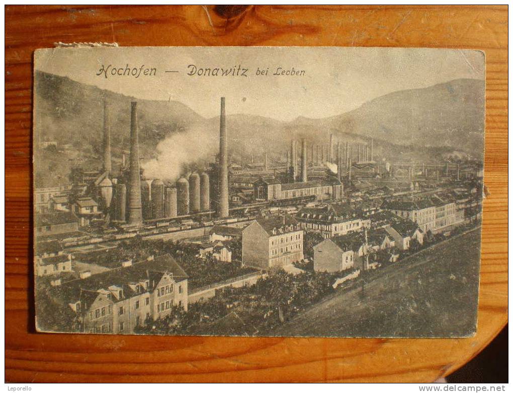 AK HOCHOFEN DONAWITZ Leoben 1920 P*B3147Y - Leoben