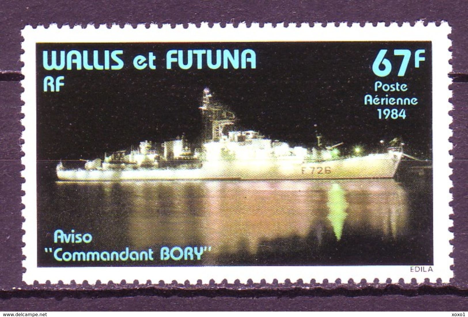 Wallis And Futuna 1984 MiNr. 457 Ships Frigate 1v MNH** 2,50 € - Unused Stamps