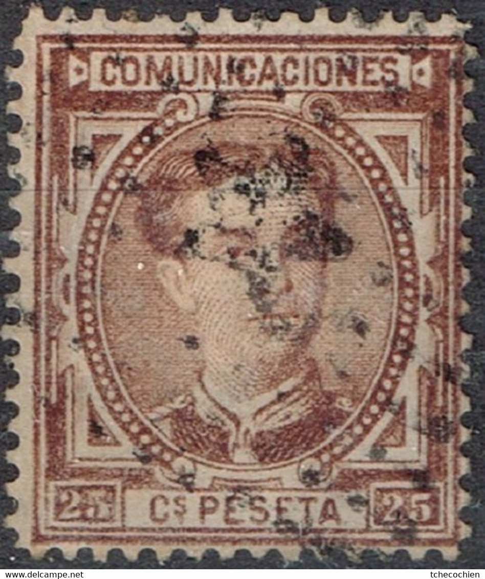 Espagne - 1876 - Y&T N° 166 - Oblitéré - Used Stamps