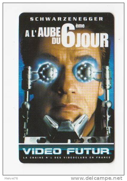 Télécarte Carte Vidéo Futur N° 168 - A. Schwarzenegger - à L'aube Du 6ème Jour - Collectors