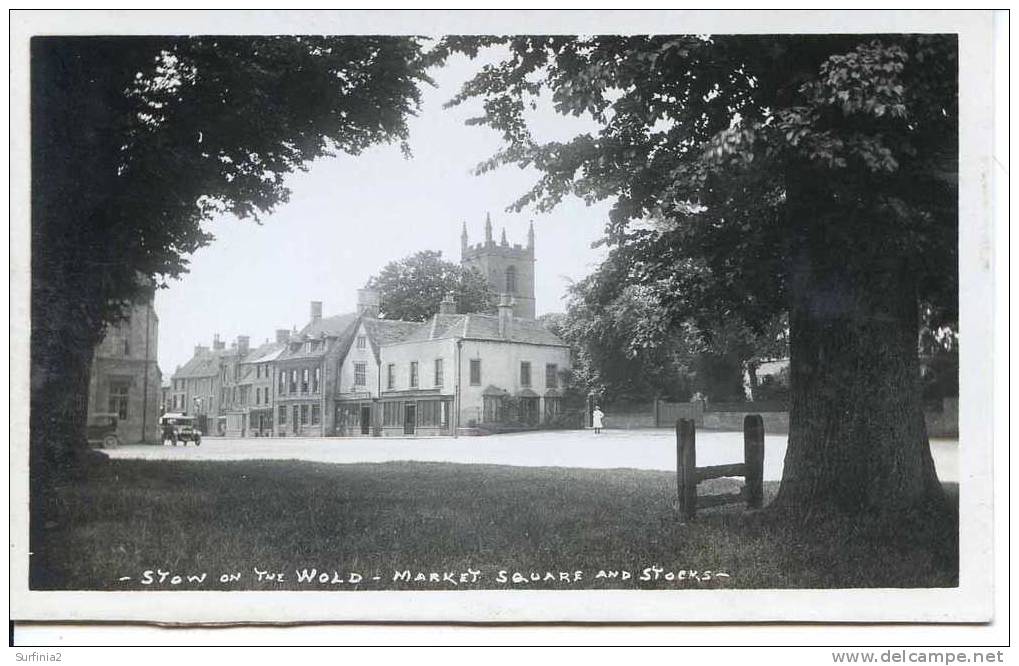 GLOS - STOW IN THE WOLD - MARKET SQUARE AND STOCKS RP - FRANK PACKER  Gl123 - Autres & Non Classés