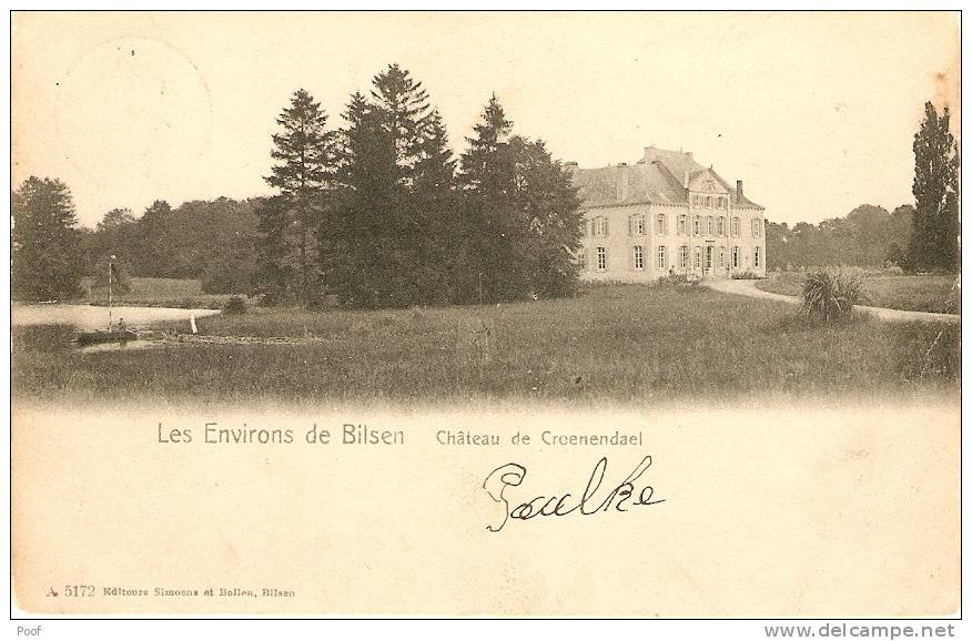 Les Environs De Bilsen : Château De Groenendael ----1907 - Bilzen