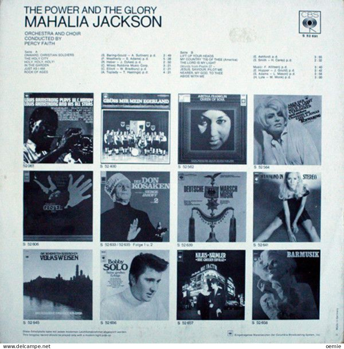 MAHALIA  JACKSON  °  THE  POWER  AND  THE GLORY - Blues