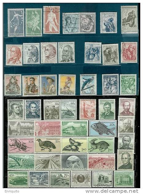 CZECHOSLOVAKIA   *1955*  COMPLETE YEAR SET - Used Stamps