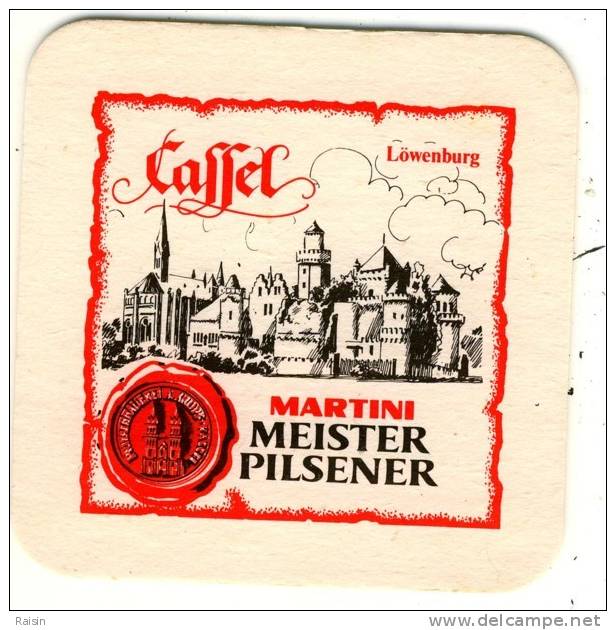 Kassel Martini Meister Pilsener Lowenburg SB TBE - Sous-bocks