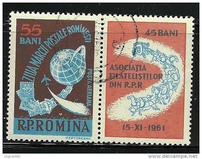 ● ROMANIA 1961 - FRANCOBOLLI - P.A. N. 149 Usato, Serie Completa - Cat. ? € - Lotto N. 901 - Gebruikt