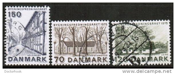 DENMARK   Scott #  570-2  VF USED - Usado