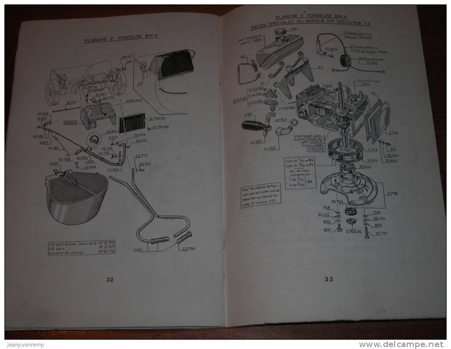 Manuel.pour L'usage Et L'entretien Des Tondeuses à Gazon - Type BM4 - Bernard-Moteurs. - Jardinage