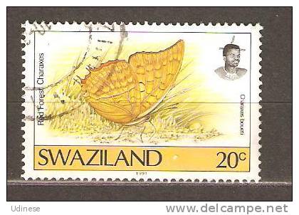 SWAZILAND 1992 - BUTTERFLY 20 - USED OBLITERE GESTEMPELT - Swaziland (1968-...)