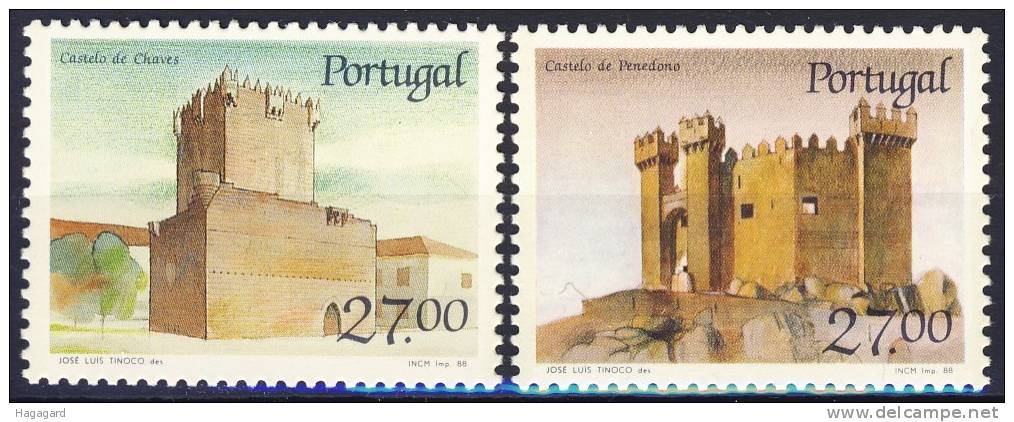 ##Portugal 1988. Castles. Michel 1757-58. MNH(**) - Nuovi