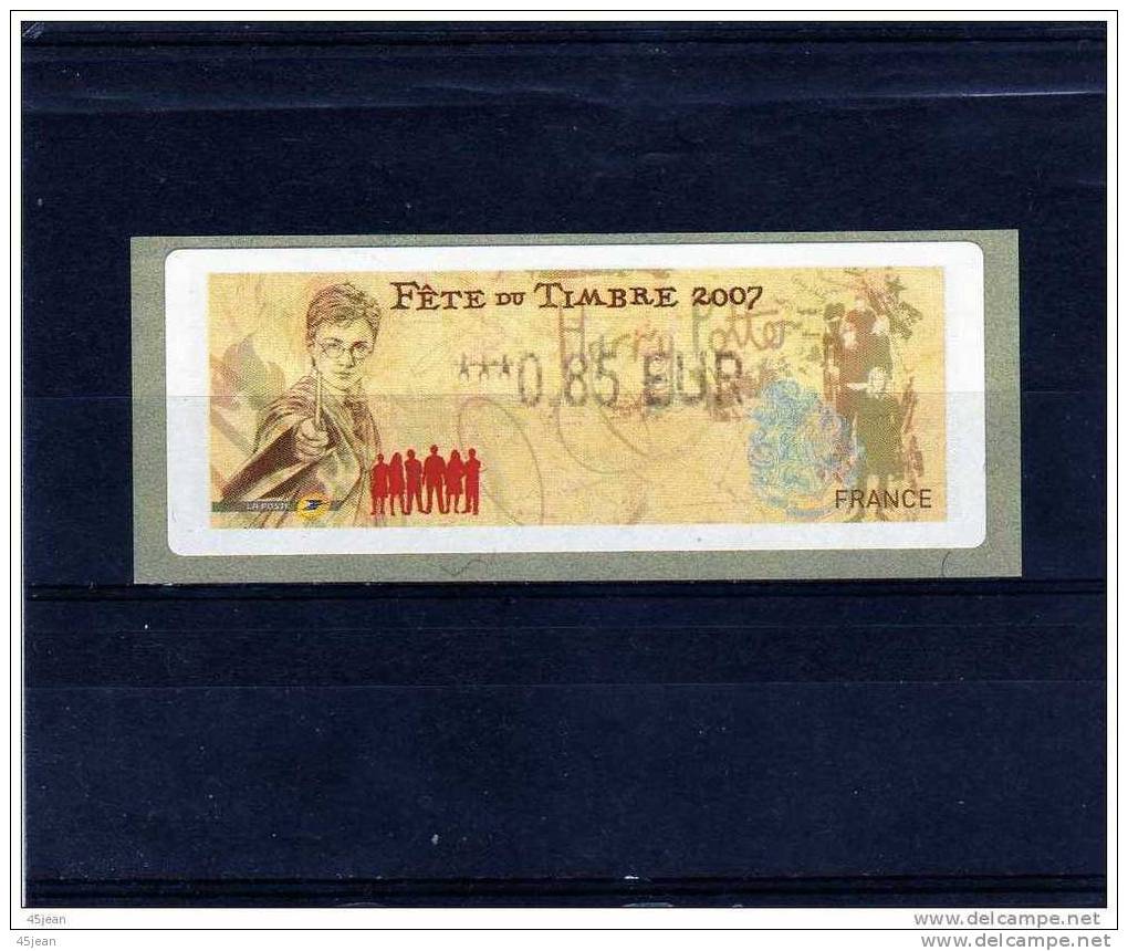 France: 2007 Vignette LSA 0.85 Euro Neuve De La Fête Du Timbre "Harry Potter" - 2010-... Vignette Illustrate