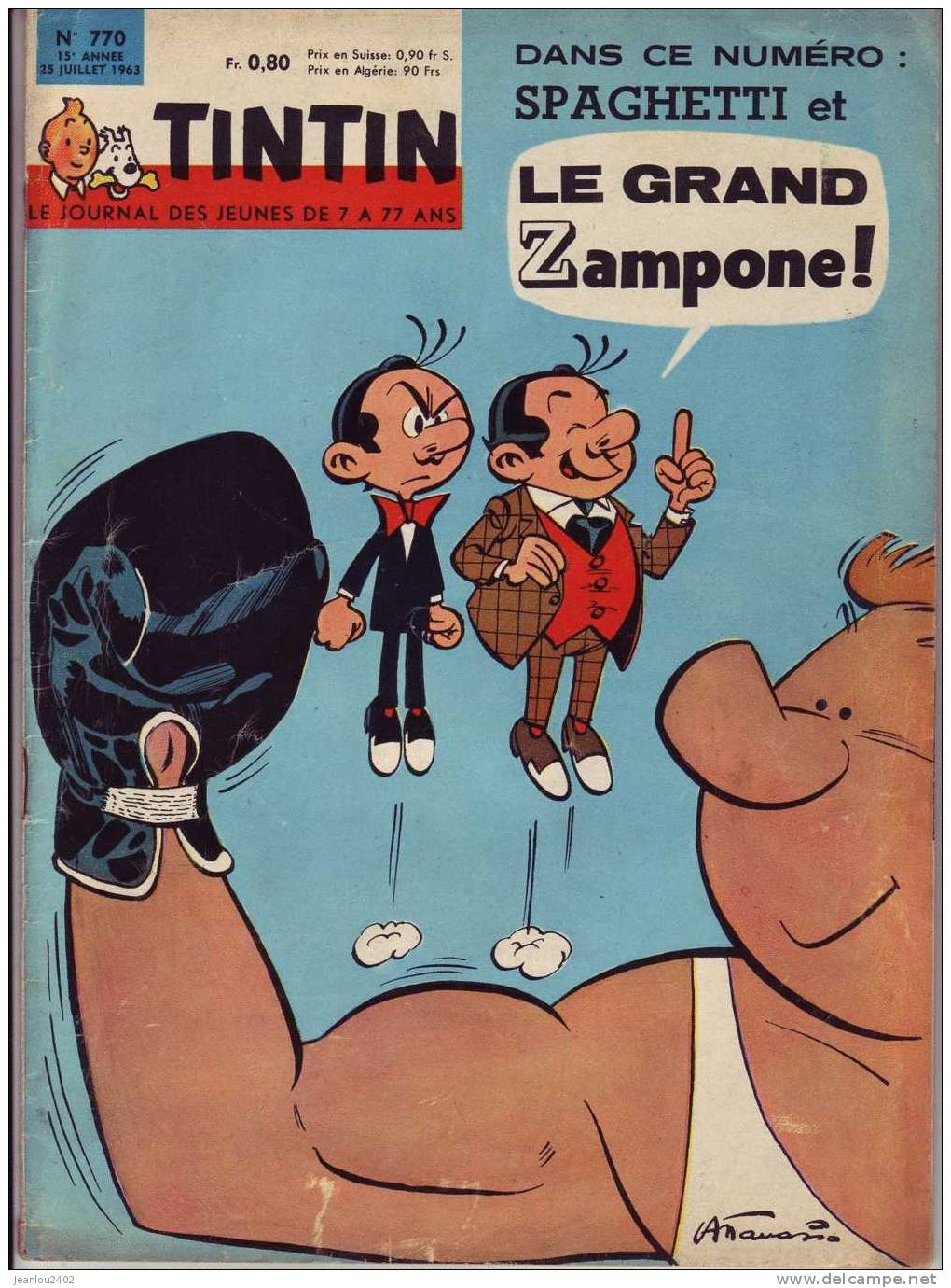 TINTIN N° 770 15EME ANNEE - Tintin