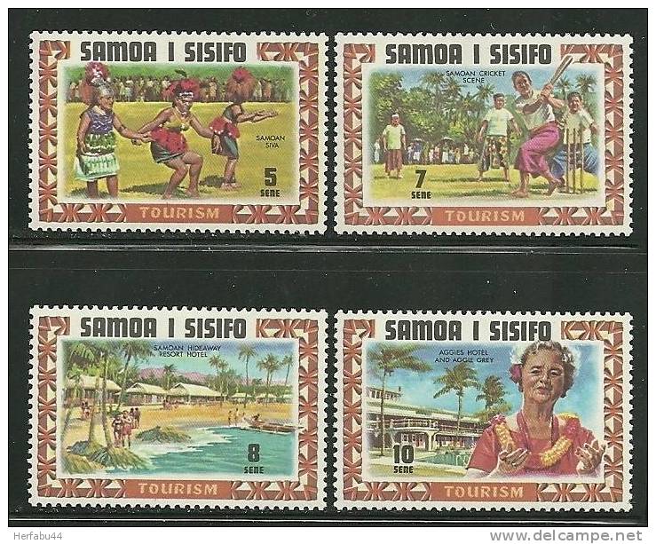Samoa        Tourist Publicity       Set    SC#  344-47 MNH** - Samoa