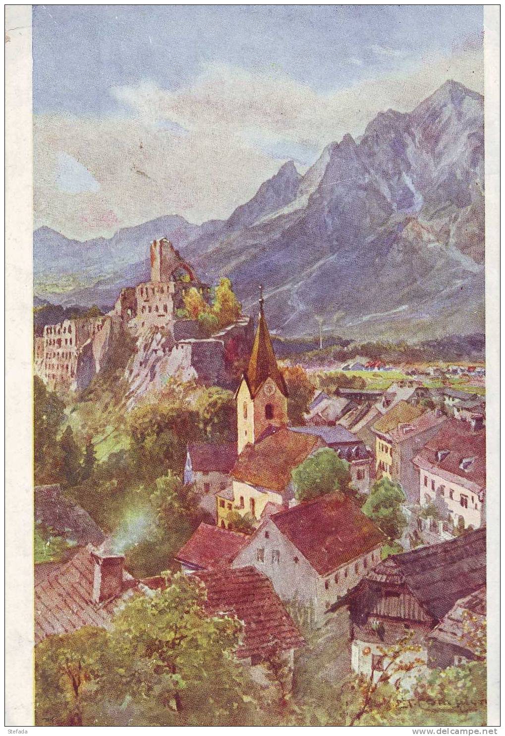 AUSTRIA  1930   ARNOLDSTEIN ACQUARELLO - Villach