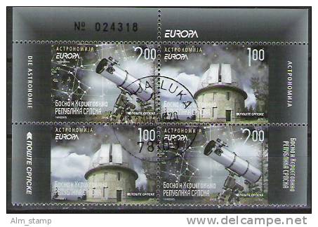 2009 Bosnien-  Herzegowina  Serb. Rep. / Republik Srpske Mi. 263-4 D   Used  Europa - 2009