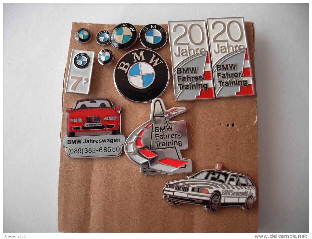 BMW Konvolut Sammlung 12 Anstecker Pins - Lots