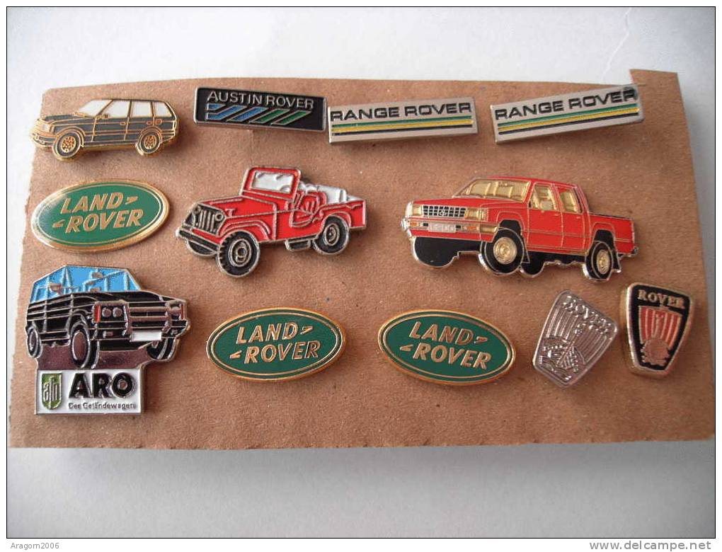 GELÄNDEWAGEN ROVER Konvolut Sammlung 12 Anstecker Pins - Sets