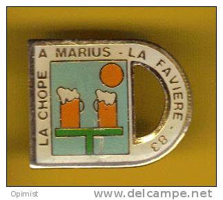 11444-la Chope A Marius.la Faviere.var.biere.boisson - Beer