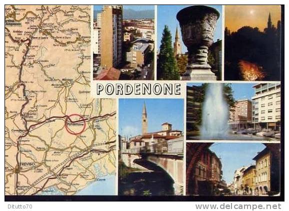 Pordenone - Carta Automobilistica - POR31 - Viaggiata - Pordenone