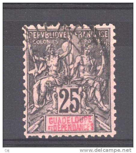 Guadeloupe  :  Yv  34  (o) - Used Stamps
