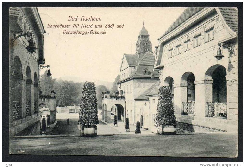 GE168) Bad Nauheim - Badehäuser VIII (Nord Und Süd) - Posted 1910 - Bad Nauheim