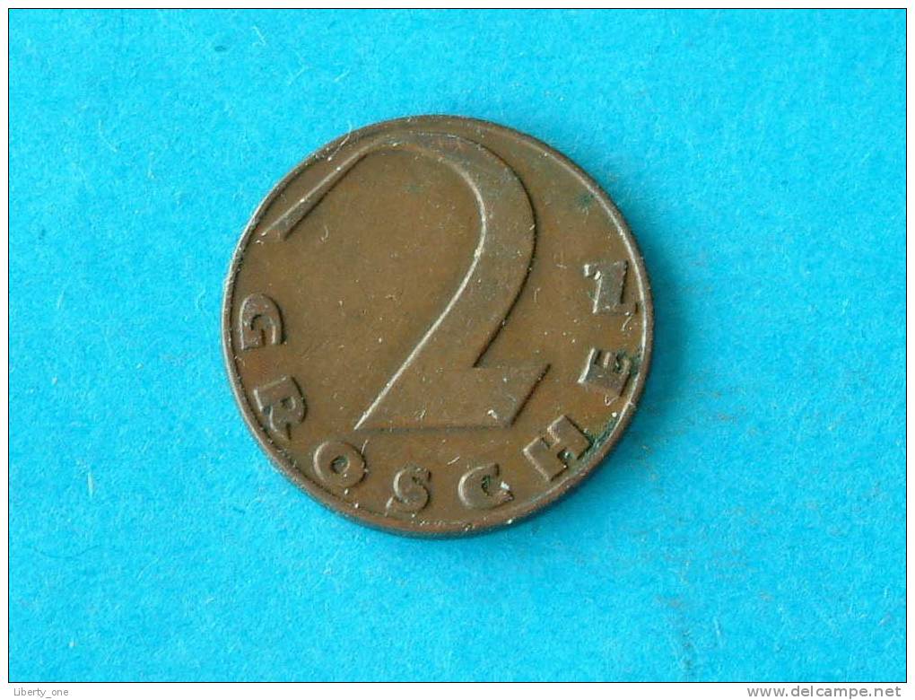 1930 - 2 GROSCHEN / KM 2837  ( For Grade, Please See Photo ) !! - Oesterreich