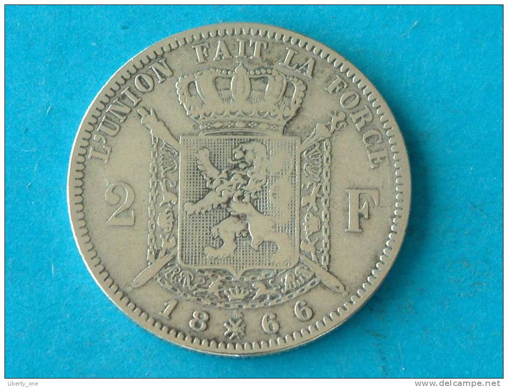 1866 - 2 FRANCS / KM 30.1 - Morin 165 ( For Grade, Please See Photo ) !! - 2 Frank