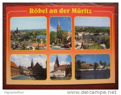 Röbel An Der Müritz - Mehrbildkarte - Röbel