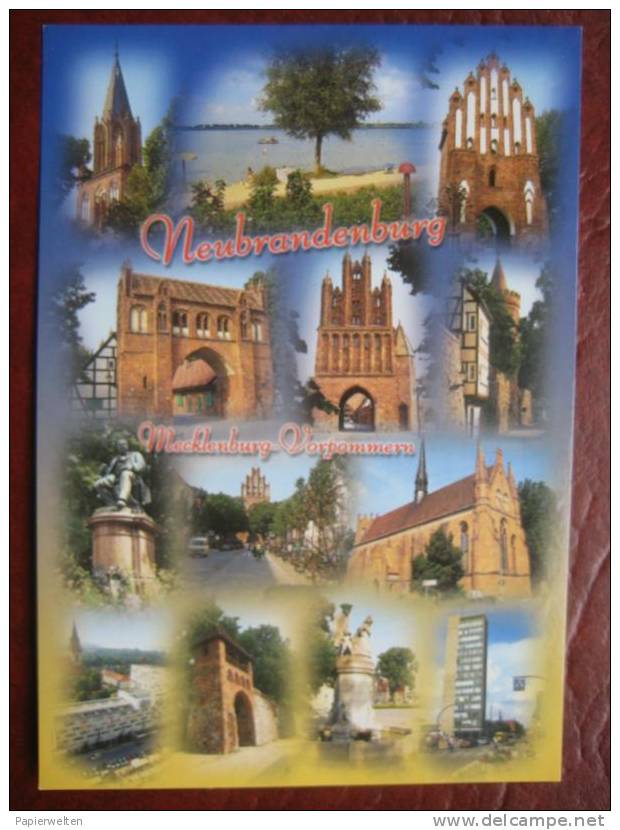 Neubrandenburg - Mehrbildkarte - Neubrandenburg